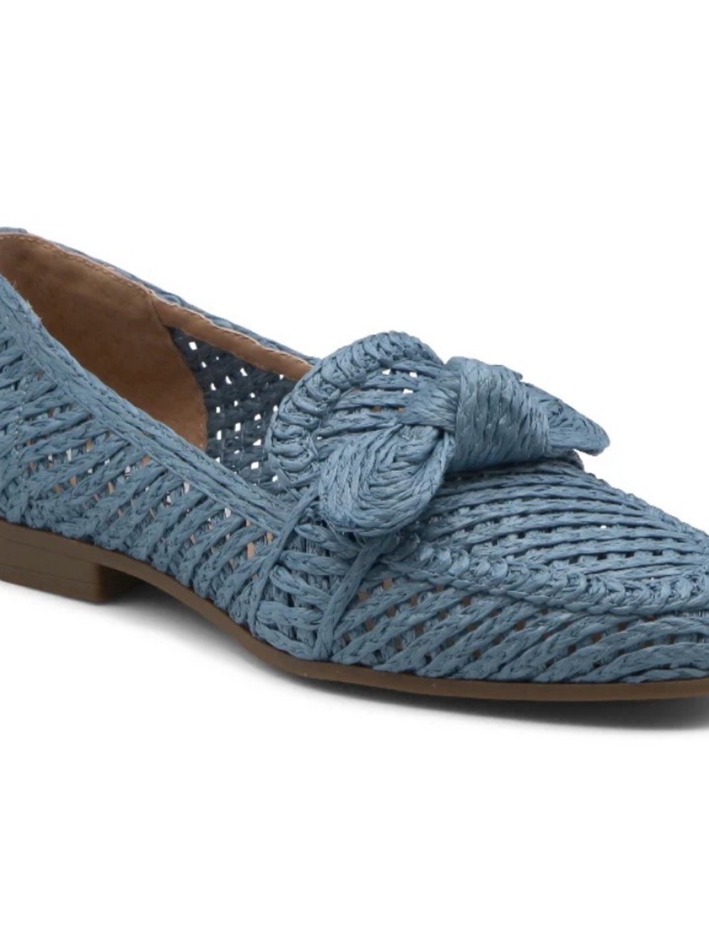 Charles David Finite Woven Knot Loafer Flats - Blue
Size 6.5